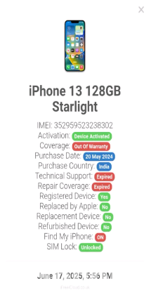 I phone 13 Icloud Lock/Activation Lock